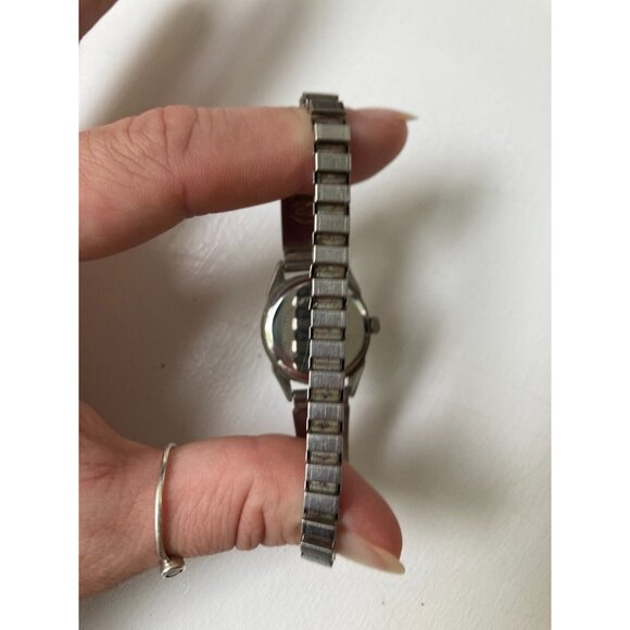 Vintage Navajo Charlie Bowie Sterling Floral Watch Band 22 grams NOT WORKING - Picture 7 of 7